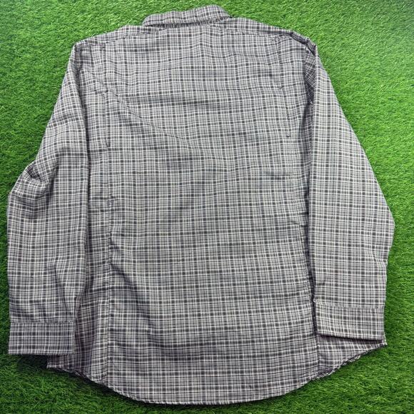 Harley-Davidson H-D Performance Plaid Button-Up Shirt Black Gray 2XL Long Sleeve - Picture 3 of 7